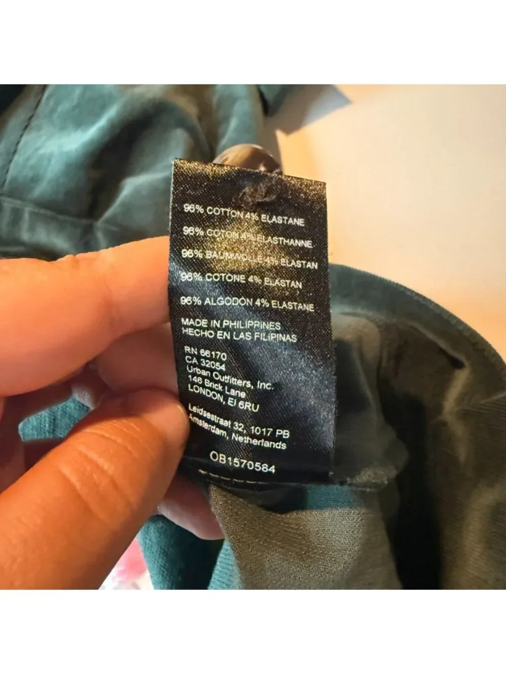 Maeve Anthropologie Women 8 Corduroy Pinafore Skirt Dark Green Corduroy Button